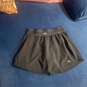 Alo Match Point Black Athletic/Tennis Skirt - Size Small - Perfect Condition